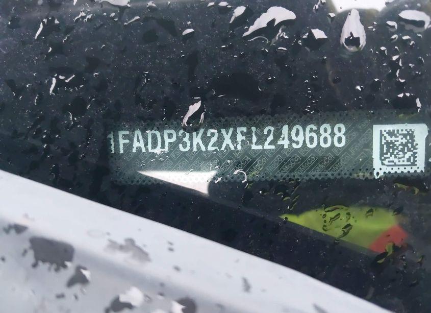 Photo 9 of 2015 Ford Focus SE (VIN 1FADP3K2XFL249688)