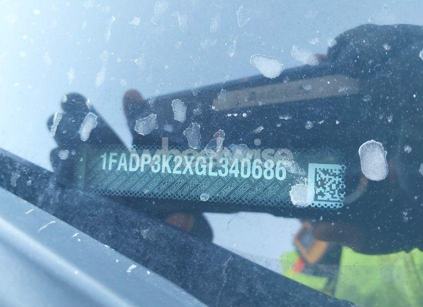 Photo 9 of 2016 Ford Focus SE (VIN 1FADP3K2XGL340686)