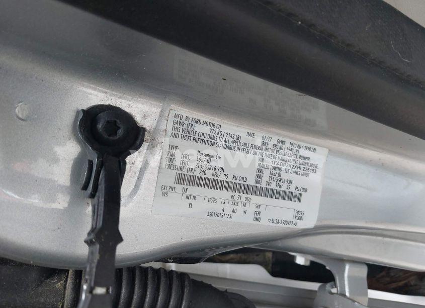 Photo 9 of 2017 Ford Focus SE (VIN 1FADP3K2XHL225183)