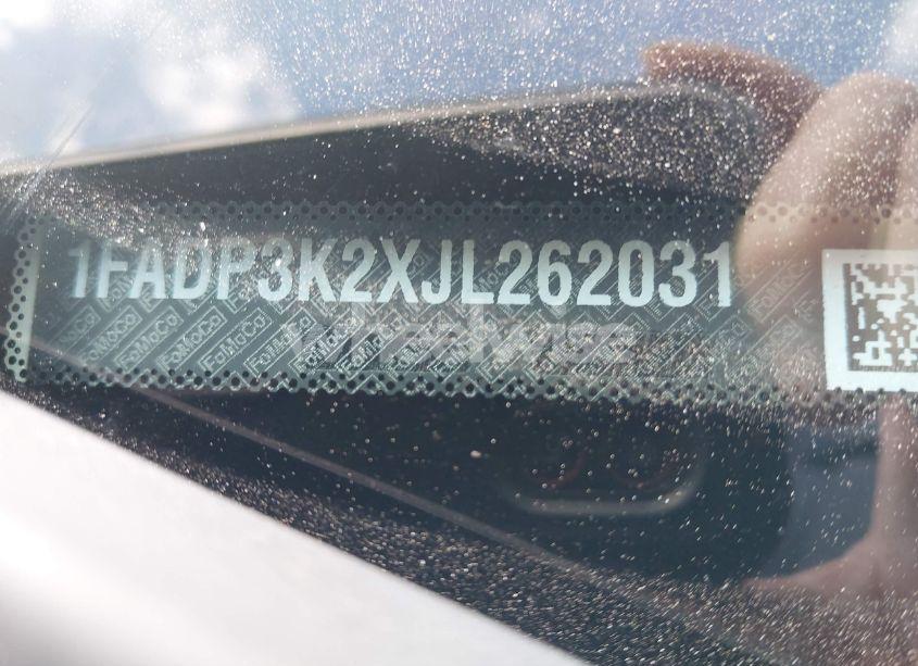 Photo 9 of 2018 Ford Focus SE (VIN 1FADP3K2XJL262031)