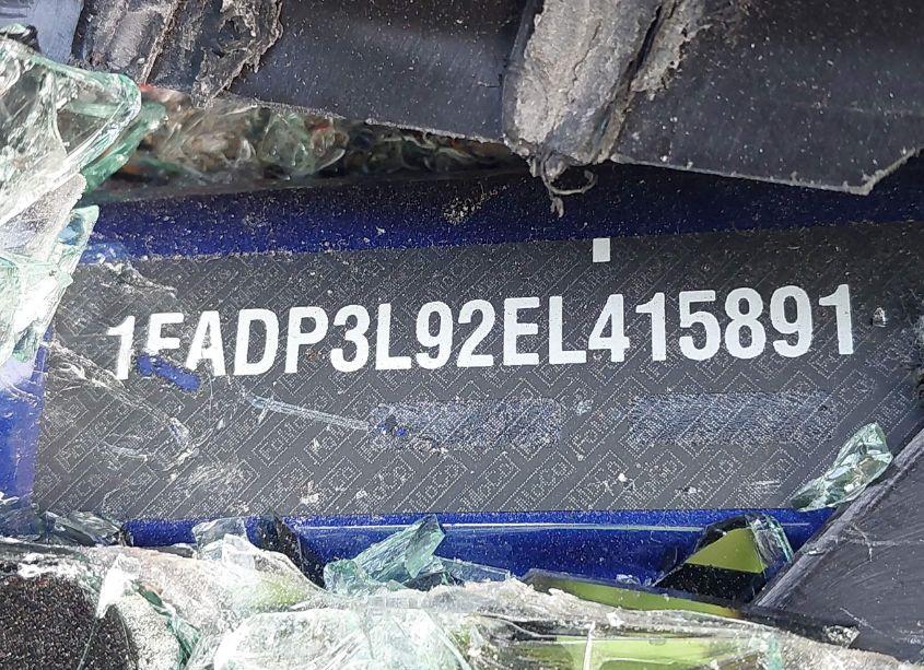 Photo 9 of 2014 Ford Focus (VIN 1FADP3L92EL415891)