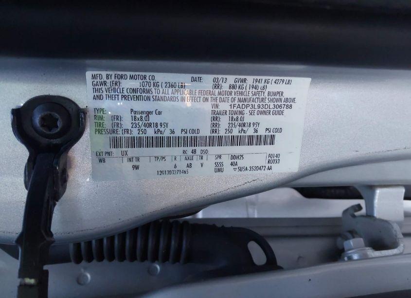 Photo 9 of 2013 Ford Focus ST (VIN 1FADP3L93DL306788)
