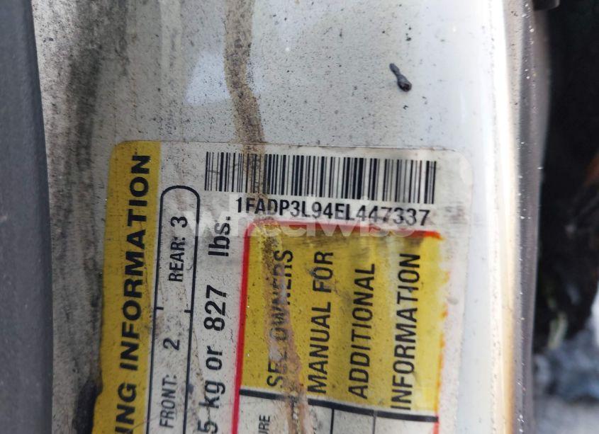 Photo 9 of 2014 Ford Focus ST (VIN 1FADP3L94EL447337)