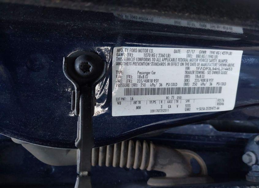 Photo 9 of 2017 Ford Focus ST (VIN 1FADP3L94HL314453)