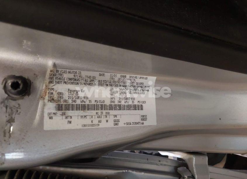 Photo 9 of 2016 Ford Focus TITANIUM (VIN 1FADP3N25GL232648)