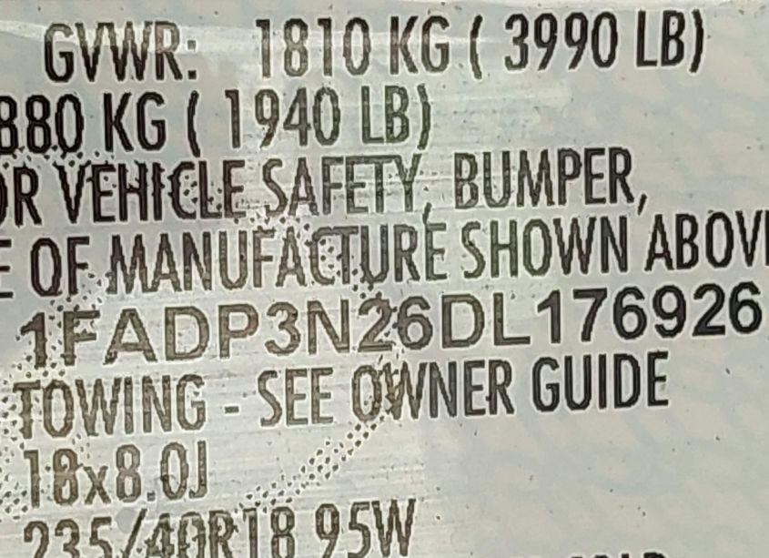 Photo 9 of 2013 Ford Focus TITANIUM (VIN 1FADP3N26DL176926)