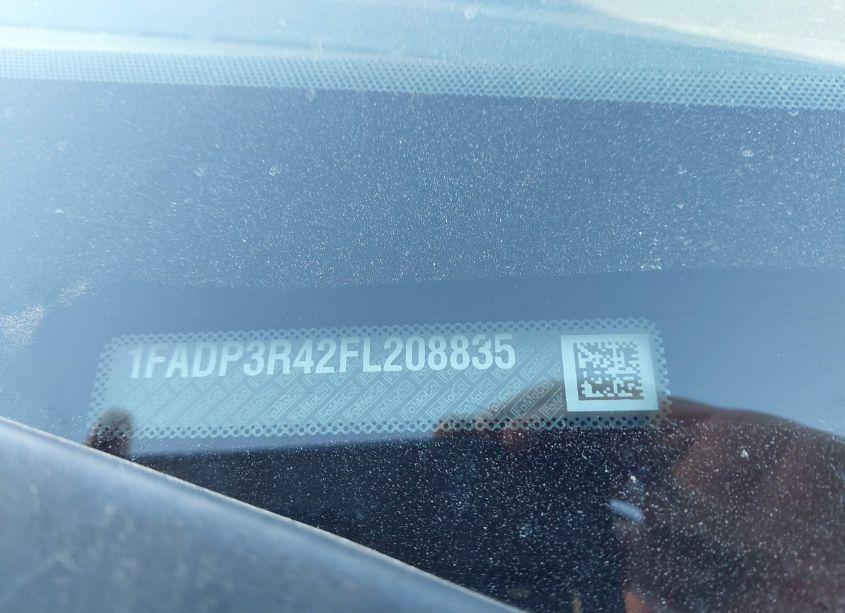 Photo 9 of 2015 Ford Focus ELECTRIC (VIN 1FADP3R42FL208835)