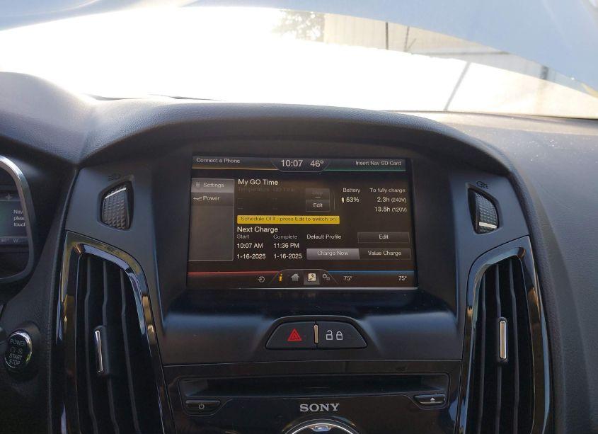 Photo 13 of 2013 Ford Focus ELECTRIC (VIN 1FADP3R47DL353351)