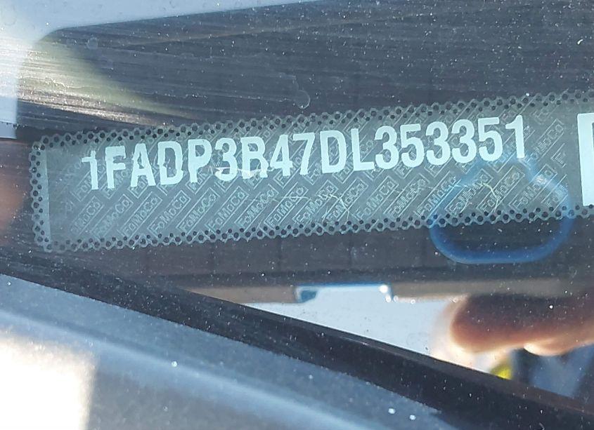 Photo 9 of 2013 Ford Focus ELECTRIC (VIN 1FADP3R47DL353351)