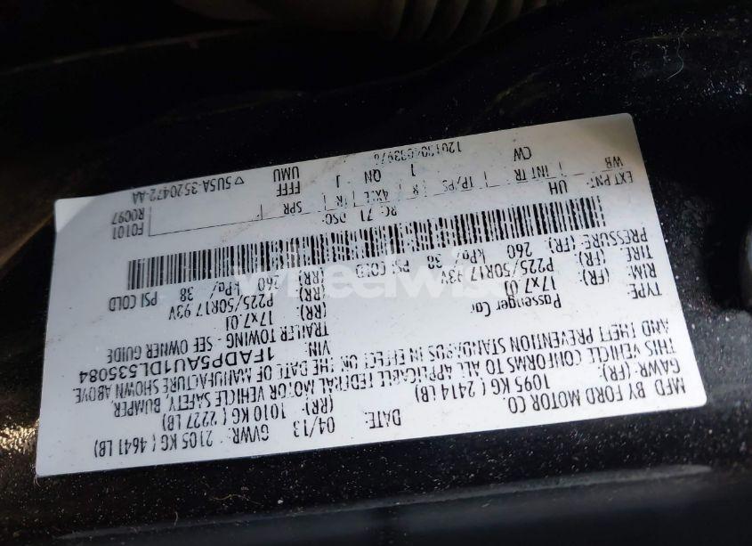 Photo 9 of 2013 Ford C-max HYBRID SE (VIN 1FADP5AU1DL535084)