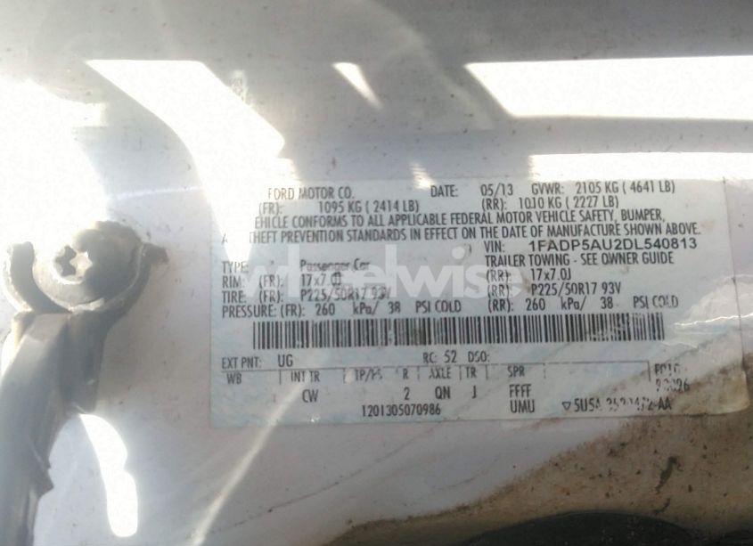 Photo 9 of 2013 Ford C-max HYBRID SE (VIN 1FADP5AU2DL540813)