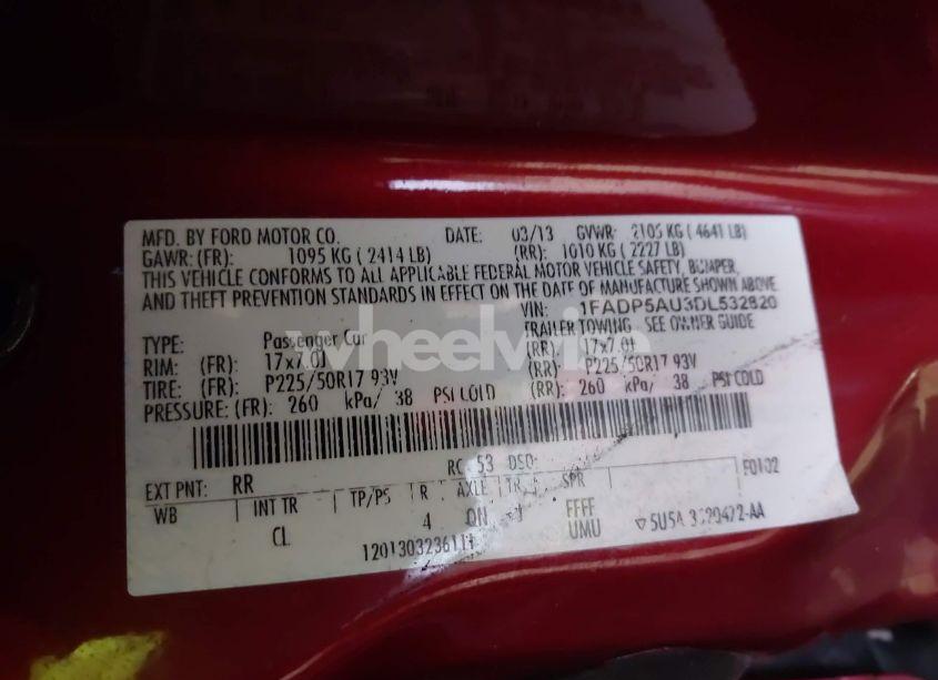 Photo 9 of 2013 Ford C-max HYBRID SE (VIN 1FADP5AU3DL532820)