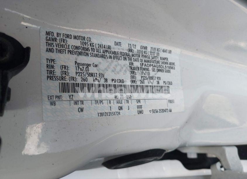 Photo 9 of 2013 Ford C-max HYBRID SE (VIN 1FADP5AU5DL518563)