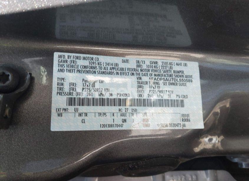 Photo 9 of 2013 Ford C-max HYBRID SE (VIN 1FADP5AU7DL550589)