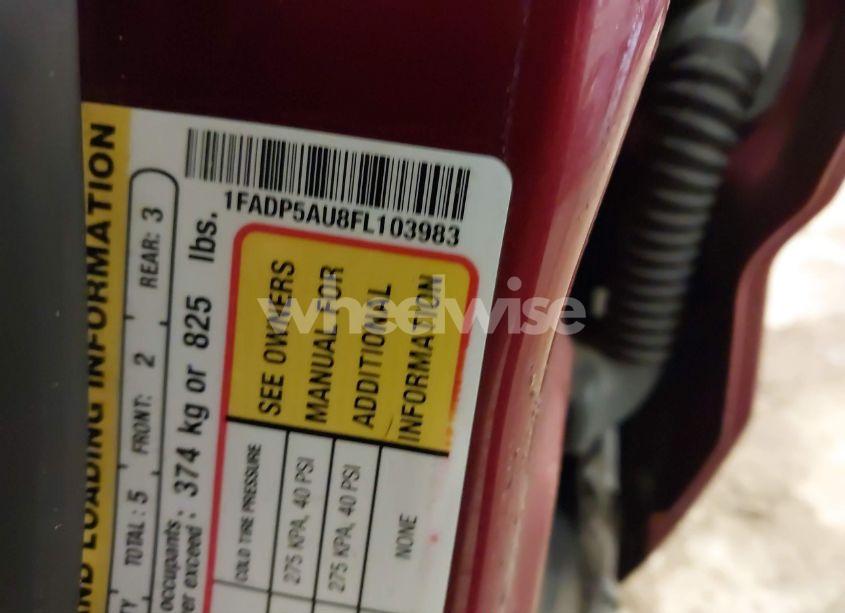 Photo 9 of 2015 Ford C-max HYBRID SE (VIN 1FADP5AU8FL103983)