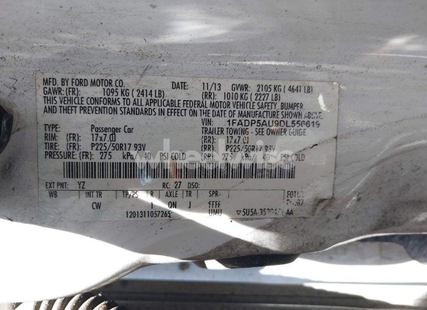 Photo 9 of 2013 Ford C-max HYBRID SE (VIN 1FADP5AU9DL556619)