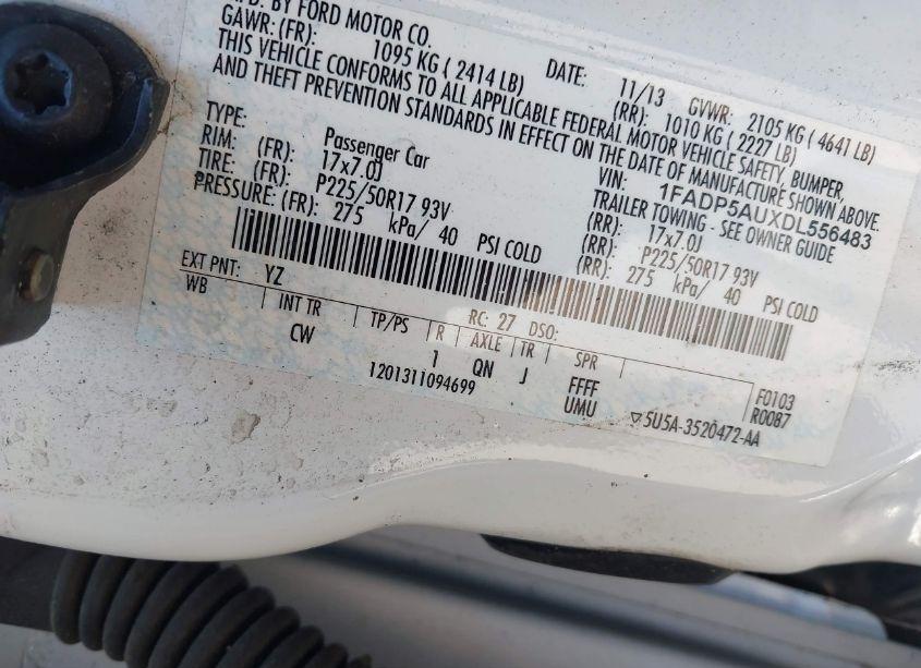 Photo 9 of 2013 Ford C-max HYBRID SE (VIN 1FADP5AUXDL556483)