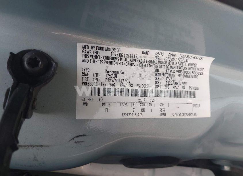 Photo 9 of 2013 Ford C-max HYBRID SEL (VIN 1FADP5BU0DL506822)