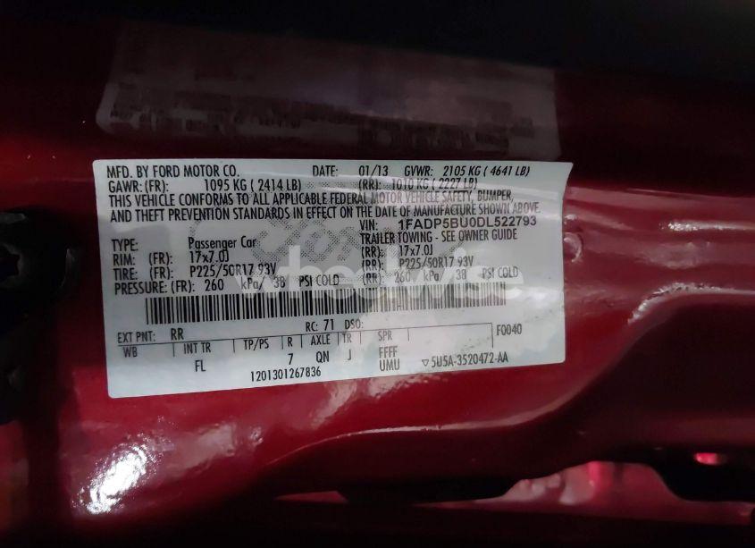 Photo 9 of 2013 Ford C-max HYBRID SEL (VIN 1FADP5BU0DL522793)