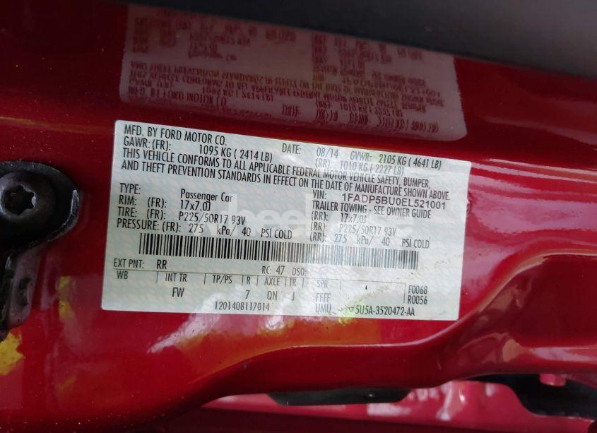 Photo 9 of 2014 Ford C-max HYBRID SEL (VIN 1FADP5BU0EL521001)