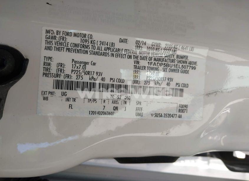 Photo 9 of 2014 Ford C-max HYBRID SEL (VIN 1FADP5BU1EL507799)