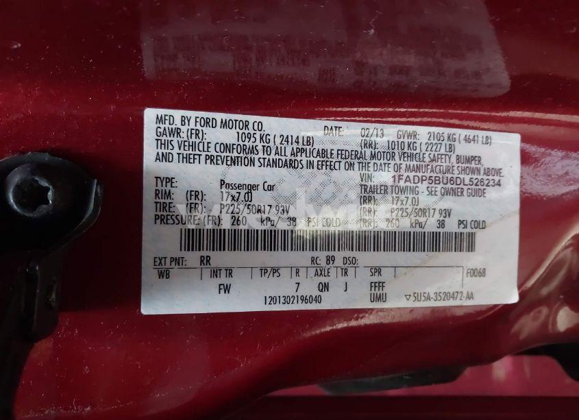 Photo 9 of 2013 Ford C-max HYBRID SEL (VIN 1FADP5BU6DL526234)