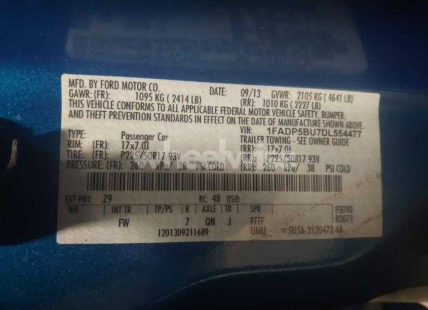 Photo 9 of 2013 Ford C-max HYBRID SEL (VIN 1FADP5BU7DL554477)