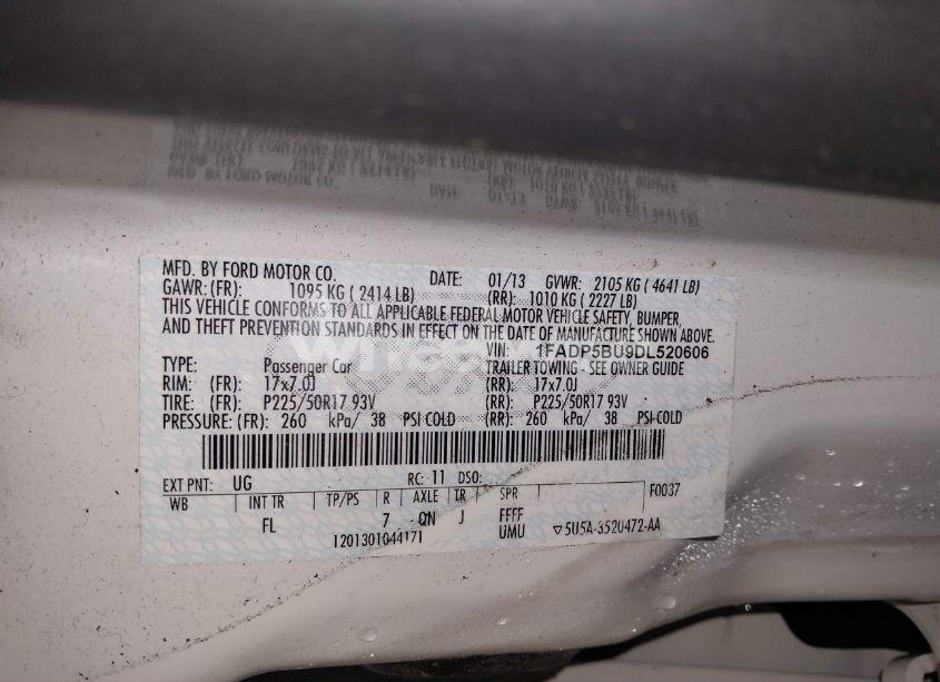Photo 9 of 2013 Ford C-max HYBRID SEL (VIN 1FADP5BU9DL520606)