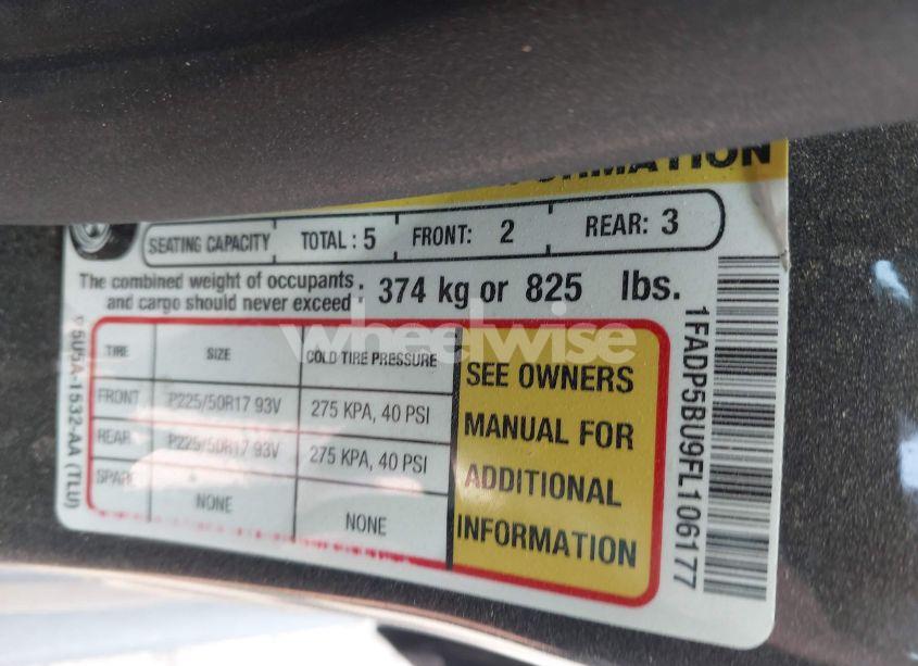 Photo 9 of 2015 Ford C-max HYBRID SEL (VIN 1FADP5BU9FL106177)