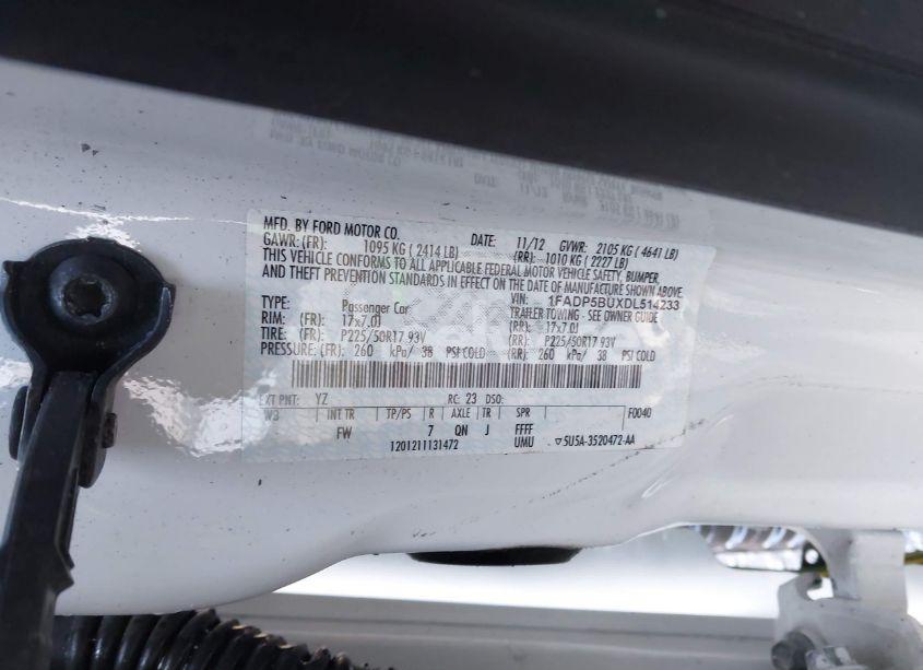 Photo 9 of 2013 Ford C-max HYBRID SEL (VIN 1FADP5BUXDL514233)