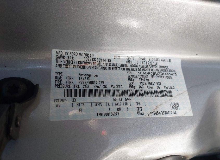 Photo 9 of 2013 Ford C-max HYBRID SEL (VIN 1FADP5BUXDL551475)