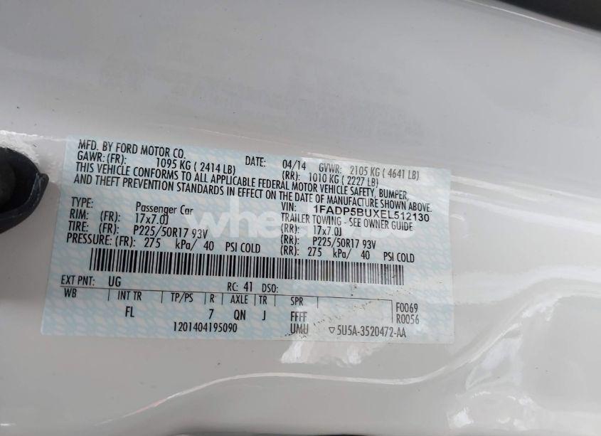 Photo 9 of 2014 Ford C-max HYBRID SEL (VIN 1FADP5BUXEL512130)
