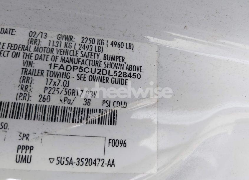 Photo 9 of 2013 Ford C-max ENERGI SEL (VIN 1FADP5CU2DL528450)