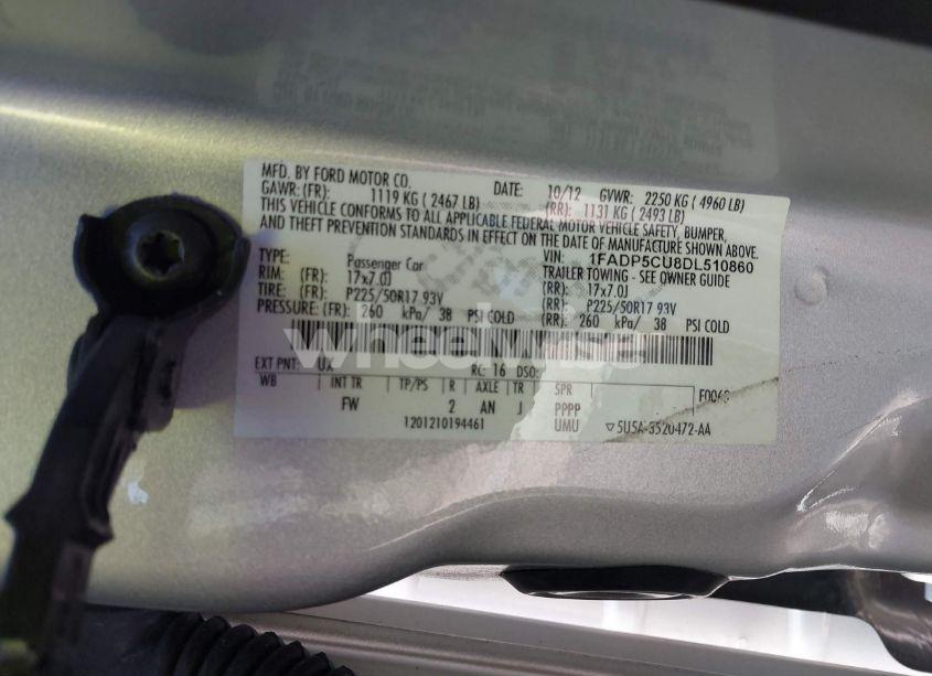 Photo 9 of 2013 Ford C-max ENERGI SEL (VIN 1FADP5CU8DL510860)