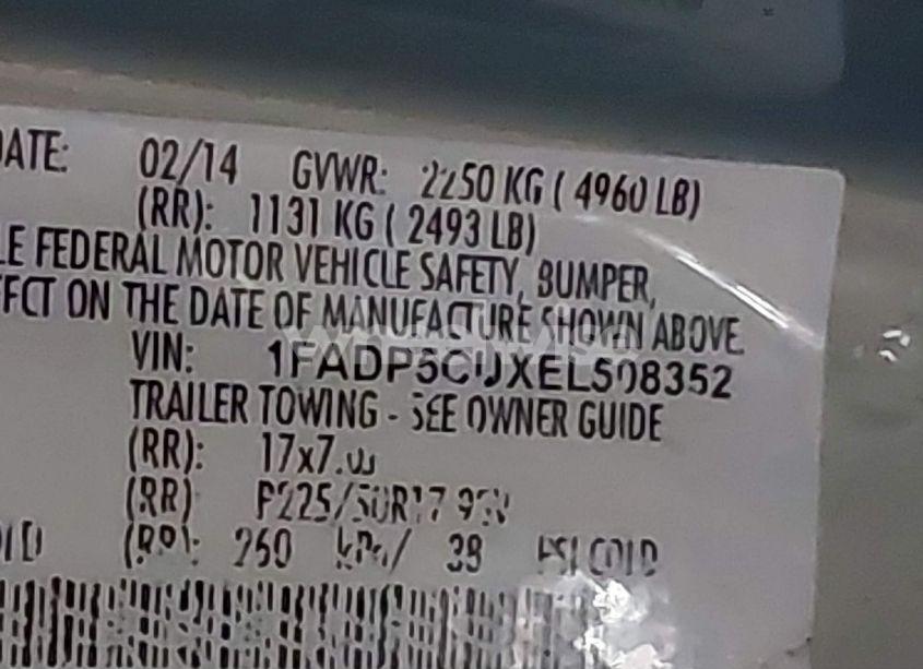 Photo 9 of 2014 Ford C-max ENERGI SEL (VIN 1FADP5CUXEL508352)