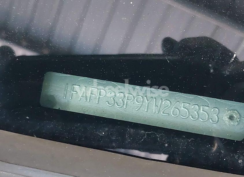 Photo 9 of 2000 Ford Focus LX (VIN 1FAFP33P9YW265353)