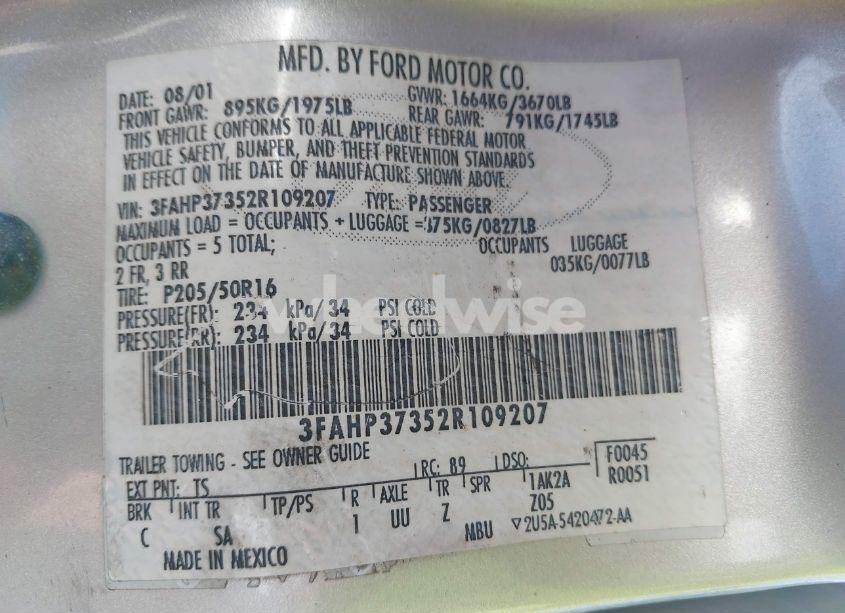 Photo 9 of 2005 Ford Focus ZX4 (VIN 1FAFP34N25W313591)