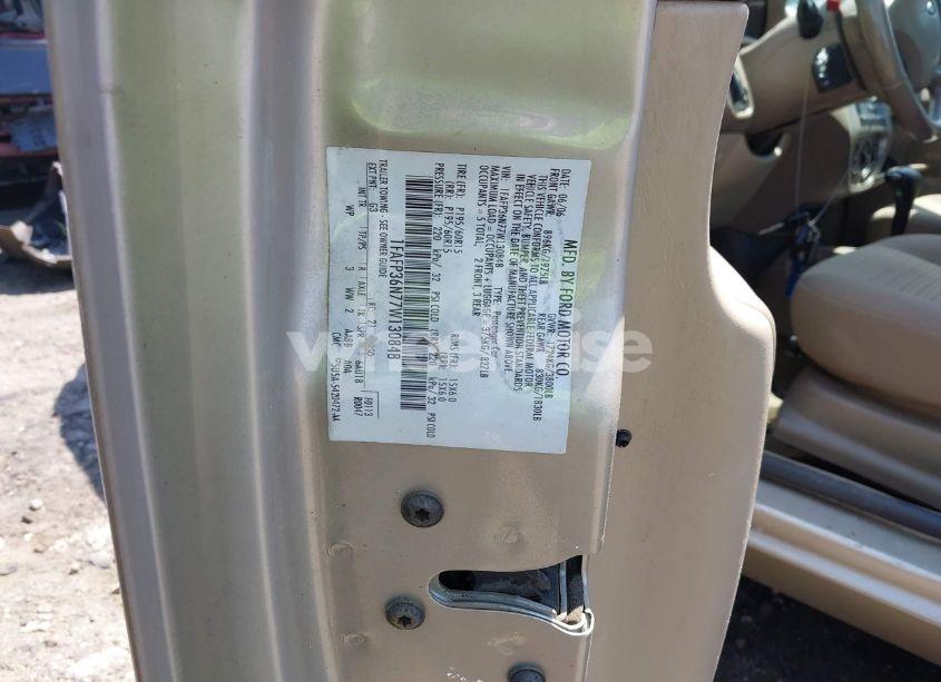 Photo 9 of 2007 Ford Focus SE/SES (VIN 1FAFP36N77W130848)