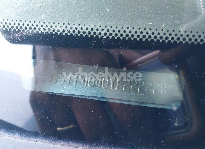 Photo 12 of 2000 Ford Mustang (VIN 1FAFP4040YF222228)