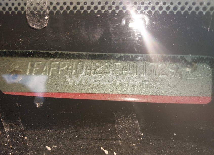 Photo 9 of 2003 Ford Mustang (VIN 1FAFP40423F411729)