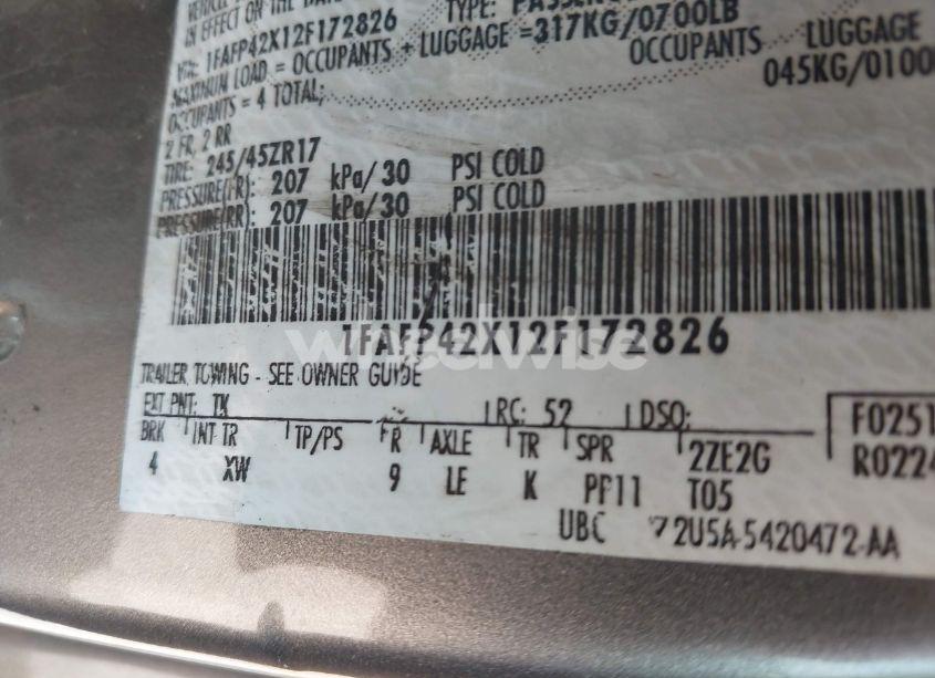 Photo 9 of 2002 Ford Mustang GT (VIN 1FAFP42X12F172826)