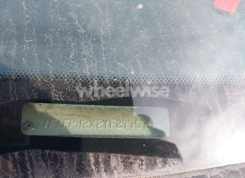 Photo 9 of 2000 Ford Mustang GT (VIN 1FAFP42X2YF277576)