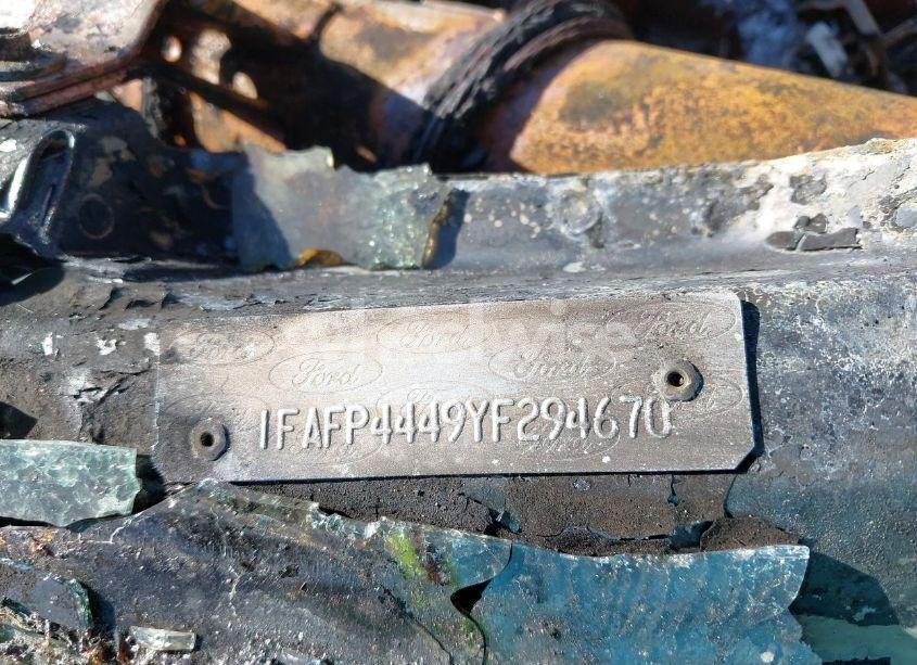 Photo 9 of 2000 Ford Mustang (VIN 1FAFP4449YF294670)