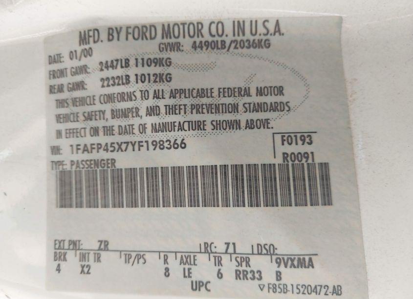 Photo 9 of 2002 Ford Mustang (VIN 1FAFP444X2F149256)