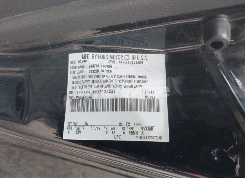 Photo 9 of 1999 Ford Mustang GT (VIN 1FAFP45X0XF133048)
