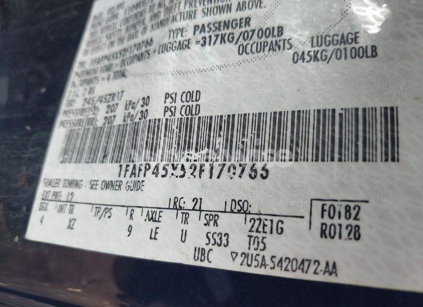 Photo 9 of 2002 Ford Mustang GT (VIN 1FAFP45X52F170766)