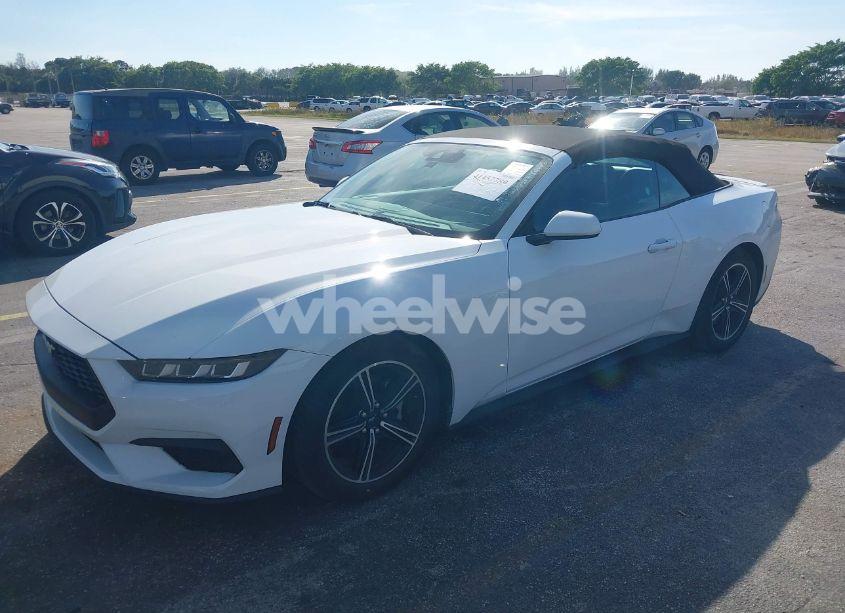 Photo 2 of 2024 Ford Mustang ECOBOOST PREMIUM (VIN 1FAGP8UH1R5124762)