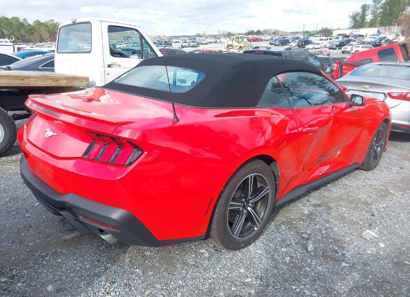Photo 4 of 2024 Ford Mustang ECOBOOST PREMIUM (VIN 1FAGP8UH3R5120549)