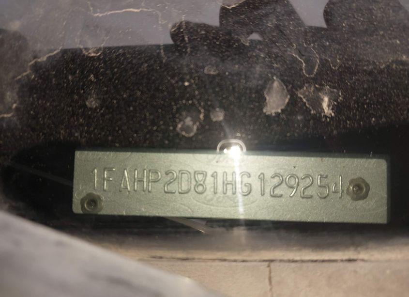 Photo 9 of 2017 Ford Taurus SE (VIN 1FAHP2D81HG129254)