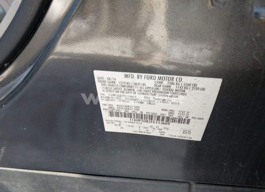 Photo 9 of 2015 Ford Taurus SE (VIN 1FAHP2D82FG113609)